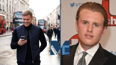 Split image of British entrepreneur Tommy Mallet, highlighting his 2026 net worth journey and new business ventures, featured by MagazineCelebs.