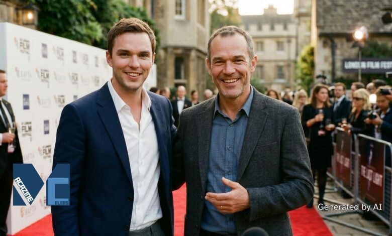 Nicholas Hoult with his older brother James Hoult at an event (AI-generated illustrative image).