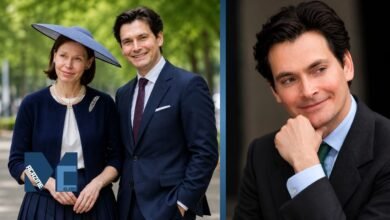 Daniel Chatto smiling alongside his wife Lady Sarah Chatto