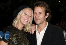 Robie Uniacke attending an event, former husband of British aristocrat Lady Emma Bridget Howard