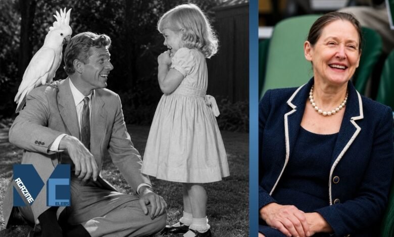 Susan Attenborough as a child with Sir David Attenborough and a recent portrait image