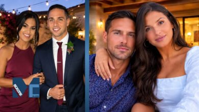 T.J. McConnell and his wife Valerie Guiliani posing together