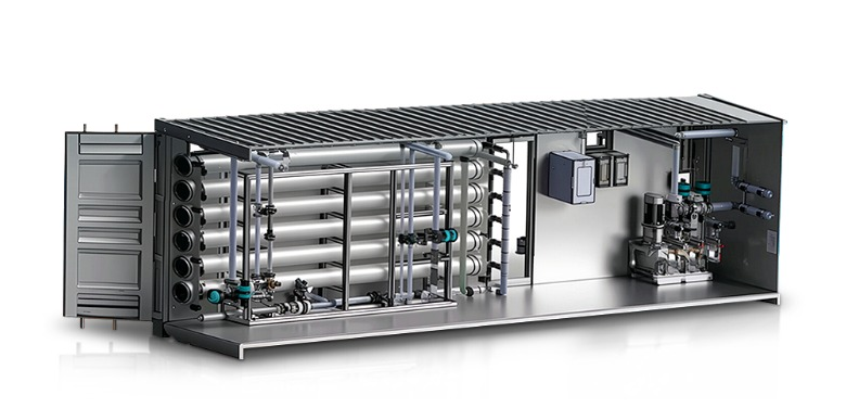 QILEE Containerized Water Treatment System with integrated treatment equipment