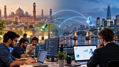 Lahore to London technology companies connecting Pakistani engineering teams with UK businesses