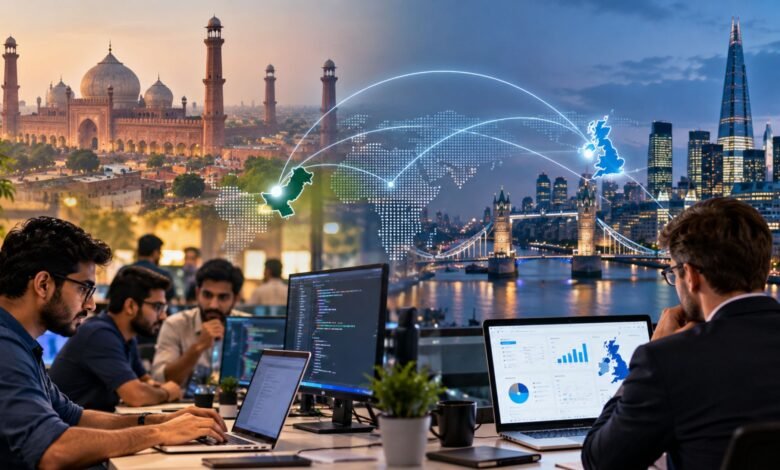 Lahore to London technology companies connecting Pakistani engineering teams with UK businesses